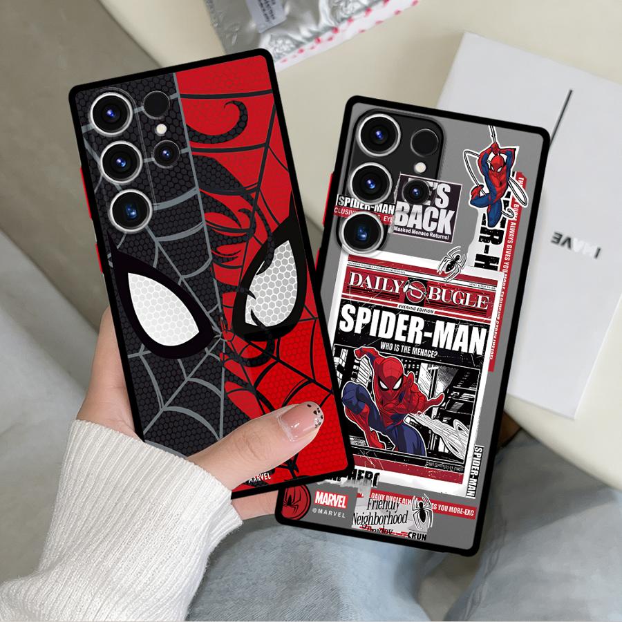 Marvel Человек-Паук Чехол для Телефона для Samsung Galaxy S26 S23 FE S22 S25 Ultra S24 Plus S20 Note 20 10+ S21