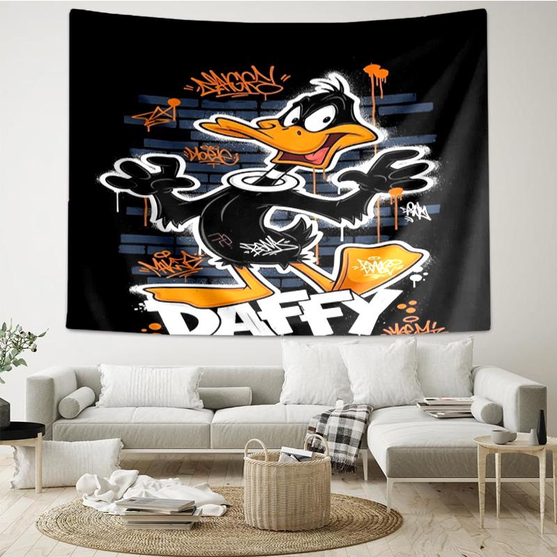 Tazma-nian Devil Spray Art Tapestry, Unique Design Tapestry, Wall Decor for Bedroom,Livingroom, Playroom,Heartwarming Fan Holiday Gifts