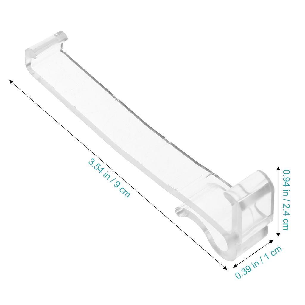 12 шт. зажимов для штор, скрытые зажимы для ламбрекенов, держатели для окон, горизонтальные жалюзи, прозрачные кронштейны для сменных штор