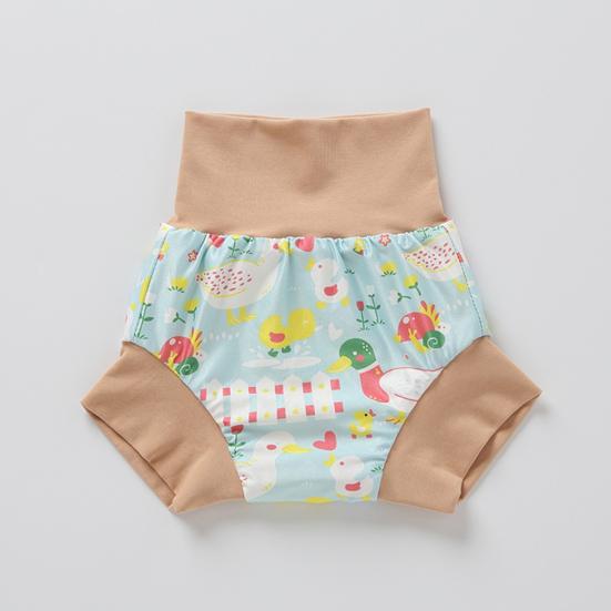 Детские плавки для плавания с 3-слойной защитой, полотенцем от мочи, многоразовые, стирающиеся, с эластичной резинкой на талии, детские шорты для плавания