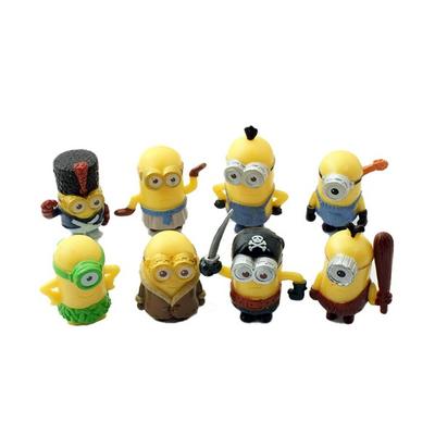 Набор фигурок 8 Minions Super Bad Mini, 1 комплект корейской игрушки