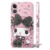 Мультяшный чехол Sanrio Kuromi для iPhone 17 Air 14 X 13 11 15 Plus XR 16 Pro Max 12 Жесткая крышка для телефона