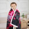 GUOYU Blanket Halloween Skull Sherpa Blanket Horror Theme Gothic Fuzzy Plush Throw Spooky Skeleton Black Fleece Blanket for Adults Men Women