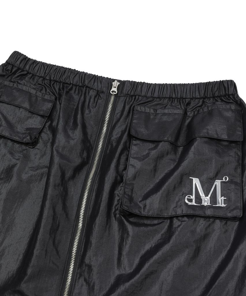 Mucent Eddie Setup Glossy Metal Logo String Skirt