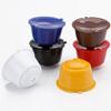 3Pcs Coffee Capsule Filter Cup Reusable Fit for Dolce Gusto Nespresso With Spoon Brush Filters For Kitchen Accessories Pod Cup
