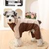Зимний комбинезон для собак средних и маленьких собак, кошек, водонепроницаемая куртка для щенков, пальто, светоотражающая одежда для французского бульдога, йоркширского терьера