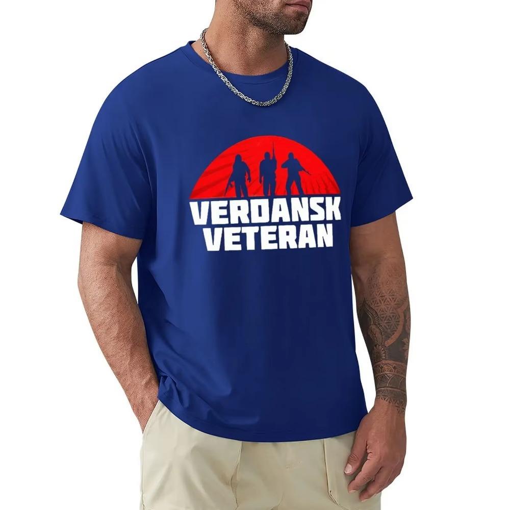 COD Warzone Game Verdansk Veteran Футболки Футболки с мультяшной графикой Крутая одежда с коротким рукавом Уличная одежда Футболки Футболки Топы