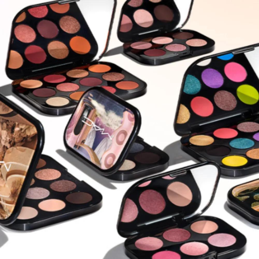 Mac Палитра теней для век 6 цветов, вложенных в бордовый