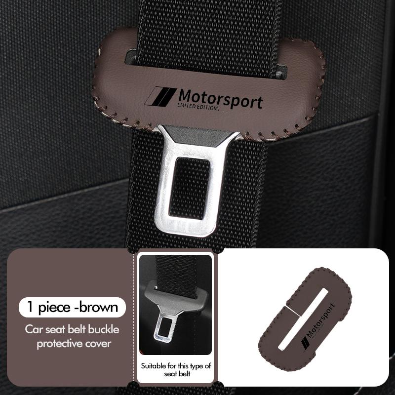 Universal Car Seat Belt Protector Buckle Clip Anti-Scratch Cover For BMW M E84 F10 F20 F15 F25 iX iX1 iX2 iX3 iX5