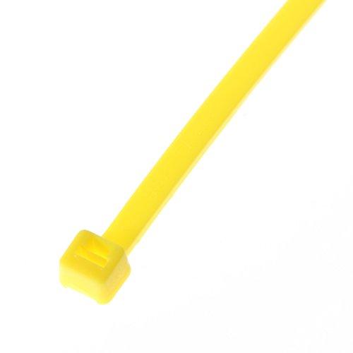 Кабельная стяжка Panduit PLT2I-M4Y, средняя, нейлон 6.6, длина 8,0 дюймов, желтая (Упаковка 1000 шт.)