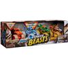 Monster Jam Power Beasts Monster Truck 4-Pack (El Toro Loco, Megalodon, Dragon and Horsepower), 1:64 Scale, Kids' Toys for Boys and Girls, Ages 3+
