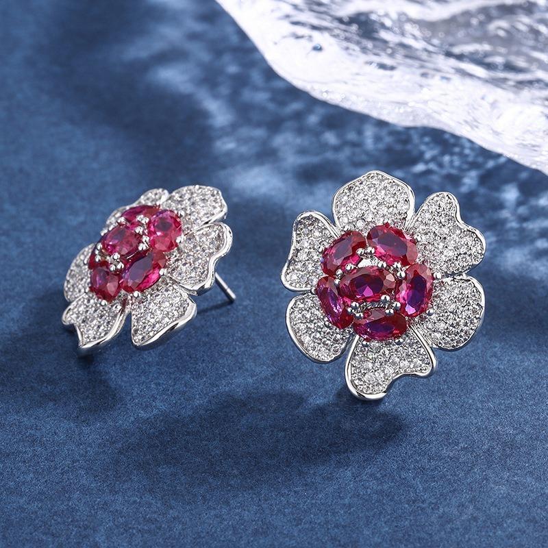 Sace Gems Классические роскошные серьги с цирконием для женщин, подарки на свадьбу