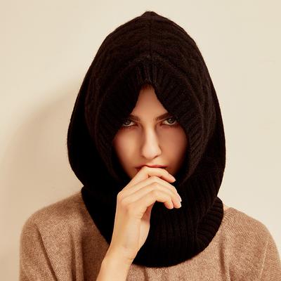 Кашемировая взрослая шапка зима новая мужская и женская теплая парная витая цельновязанная шапка