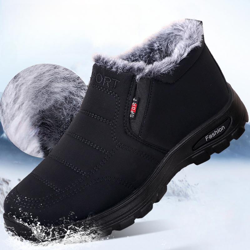 Unisex Boots Winter Shoes Waterproof Snow Boots Casual Shoe Plush Footwear Ankle Boots