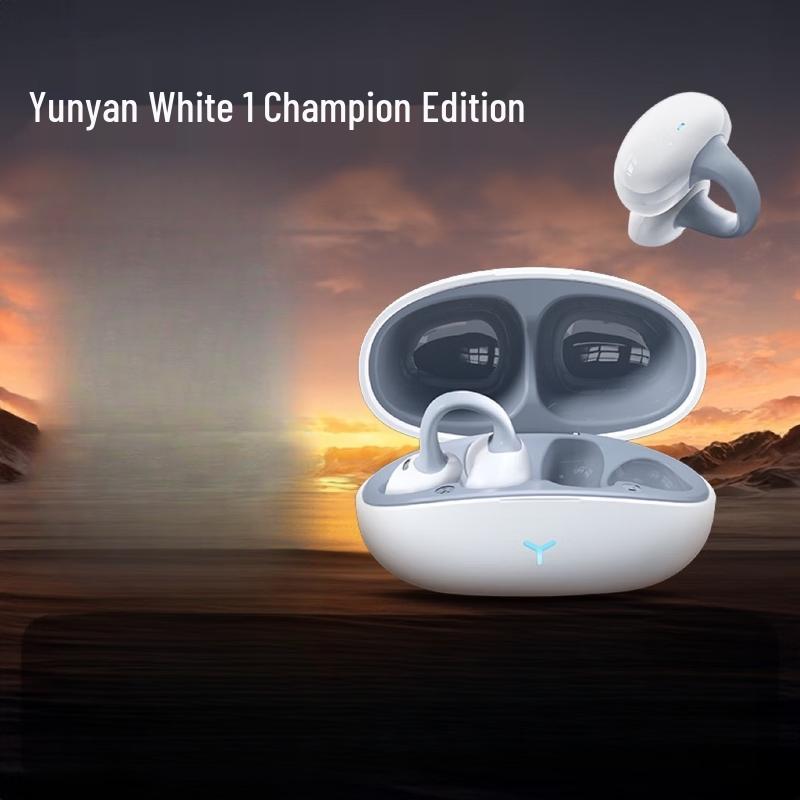 SMVP Noise-Canceling Clip-On Ear Hook Bluetooth Headphones