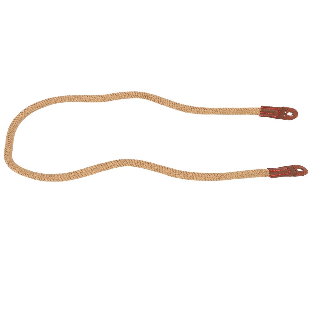 Cotton Artistic Simple Camera Strap Vintage Round Cord Camera Neck Strap for Retro Mini DSLR Camera