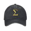 Sigma Letter Greek Baseball Cap Unique hats New In The Hat New In Hat funny hat Unisexs Luxury Womens