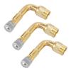ACROPIX Valve Stem Vacuum Tire Valve Stem Extension Extender Adapter Universal 90 Degree 3pcs