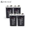 PALO 4 шт. 9 В 6F22 600 мАч литий-ионная аккумуляторная батарея для мультиметра, микрофона, игрушки, пульт дистанционного управления, КТВ