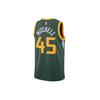 Nike Earned Edition NBA Donovan Mitchell 45 Utah Jazz Basketball Jersey Green Men's CD7015-323