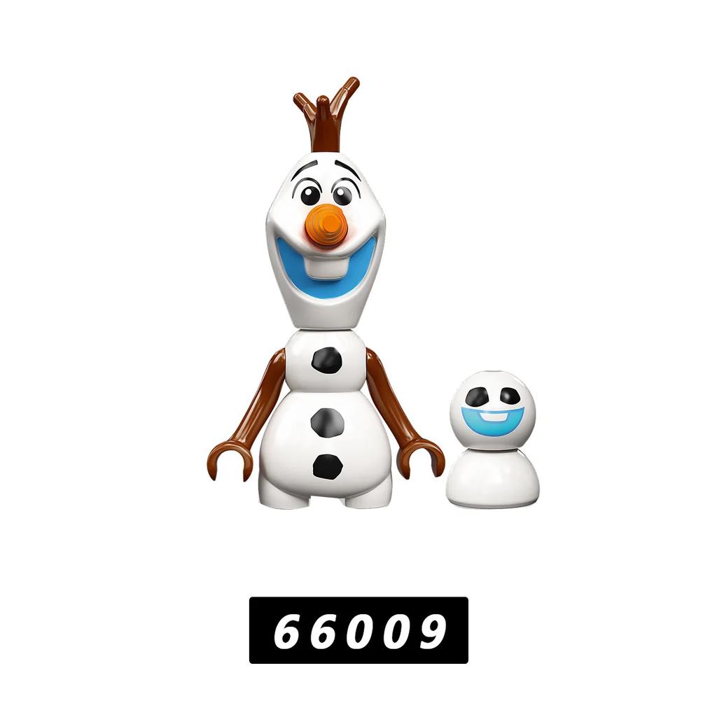5 шт./комплект Серия FROZEN Принцесса Эльза Мини Фигма 66006-66010 Строительные Блоки Модель Игрушки, предназначенные для Детей Игрушка