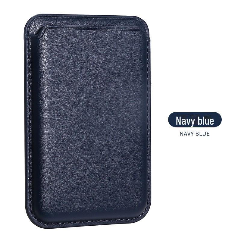 Совместимо с Apple 15 MagSafe: Крепкий магнитный кожаный держатель для карт для iPhone 12/13/14 Pro