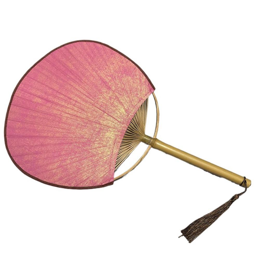 Бумажный пустой веер, винтажный китайский веер, классический расписанный вручную веер с каллиграфией