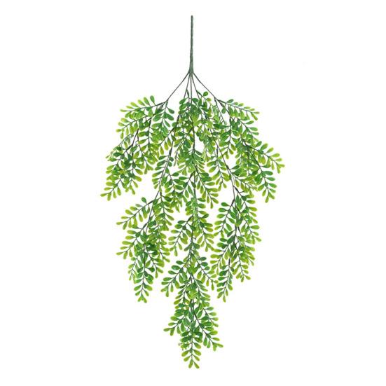5 Forks Simulation Small Boxwood Leaves Wall Hanging Realistic Artificial Green Plants Background Accessories Adult Sex Wear
