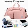 Sports Gym Bag Duffel Bag with Shoe Compartment Weekender Travel Bag for Women
