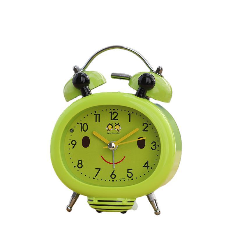 Big Ringtone Simple Creative Sleepy Alarm Clock Cartoon Children Student Using Luminous Simple Silent Bedside Bee