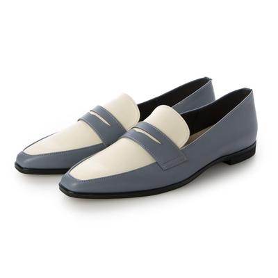 Carino CAUK42002 Женские лоферы в синей комбинации, размер 23.0 см