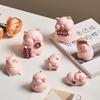 Artistic Cute Piggy Office Desktop Creative Decoration Girl Desk Decoration Car Emotional Stability Healing Car Safe