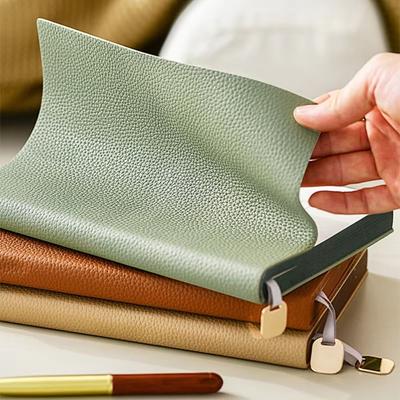 Кожа личи Кожаный блокнот А5 Книга для записи встреч Журнал путешествий Книга выдержек Школа