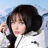 Yousheng Зимние пушистые наушники Милые пушистые наушники из искусственного меха Складные пушистые согревающие уши для женщин, мужчин, девочек, мальчиков для бега, катания на лыжах