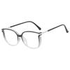 3Pcs Women Trendy Large Reading Glasses With Glitter Frame Magnifing Transparent Glasses Plus Eyewear
