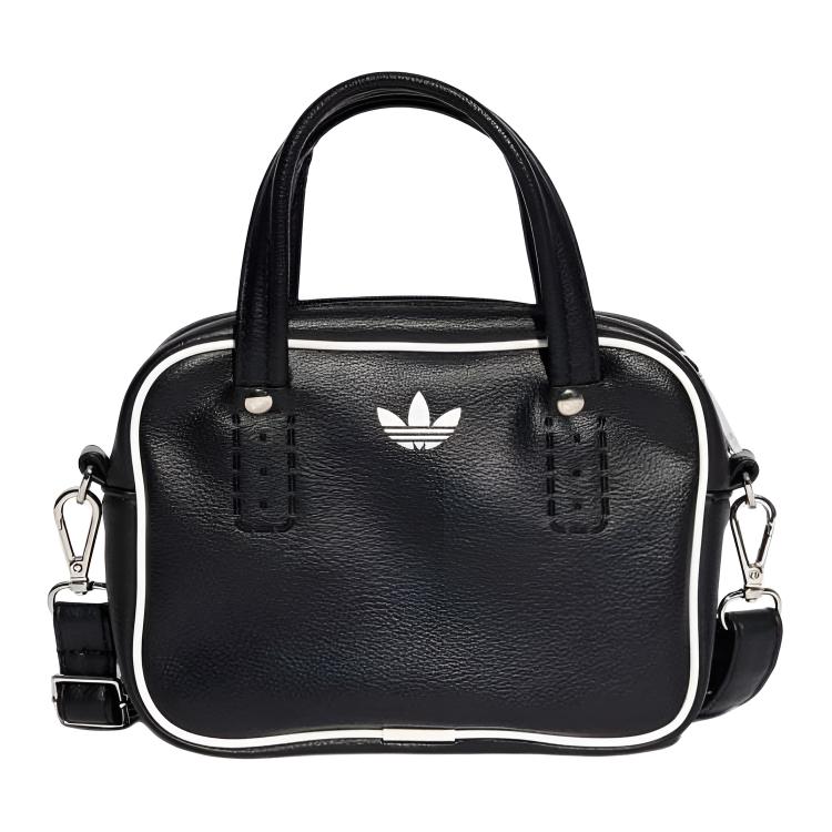 New Adidas Originals ADICOLOR Polyurethane One Shoulder Handbag Mini Unisex Black JX7872