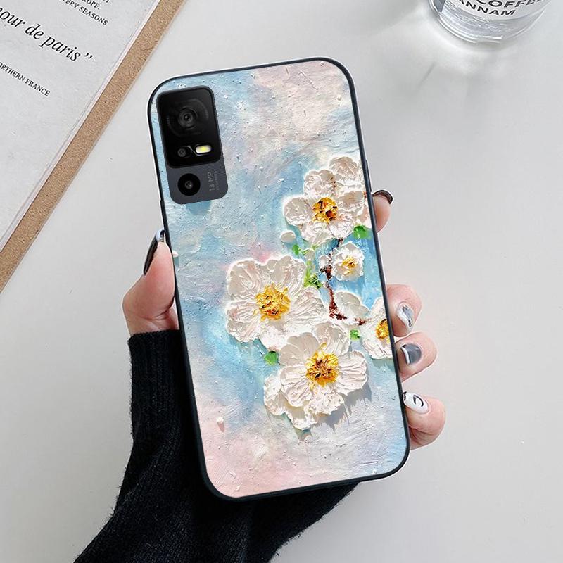 Для TCL 40 XE 5G Чехол Модный Мягкий Силиконовый Задний Чехол для Телефона TCL 40 NxtPaper 5G Чехол Funda Для TCL 40X 40XE T601D Милый
