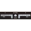Shinwa Sokutei Wide Pita Curved Ruler, Same Graduations on Front and Back, Internal Graduations at End Point, JIS Standard, Silver, 50cm, 10034