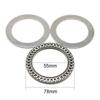 Silver with Washers Small Thrust Bearing Durable Thrust Needle Roller Bearings  Machinery