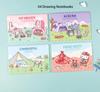 Блокноты для рисования в картонной коробке формата А4, альбом для рисования, кавайный студенческий блокнот для рисования от руки, для начинающих художников, подарки на день рождения
