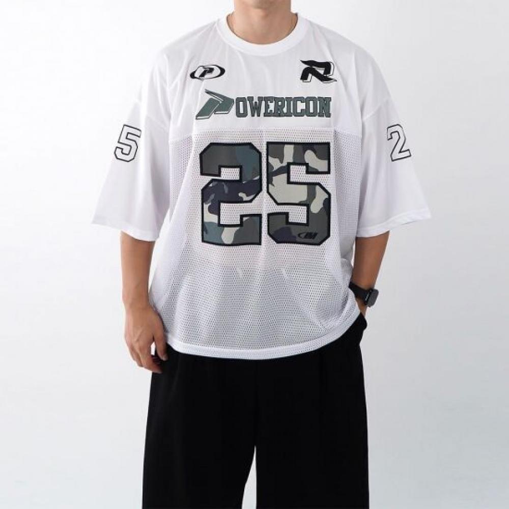 Onl Men Call Mesh Rugby ShorT Sleeve FuncTional T shirT Blockcore Look