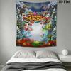 My Singing Monsters Wall Tapestry Aesthetic Wall Hanging Printed Fabric Blanket Decorative Tapestries for Bedroom Living Room Home Decor