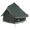 Tipi Tent with Roof Olive Green 250 x 250 cm Polyester and Steel