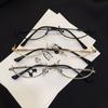 Glasses Lens Photography Decoration Oval Glasses Frame Half Frames Glasses Frame Spectacle Frames