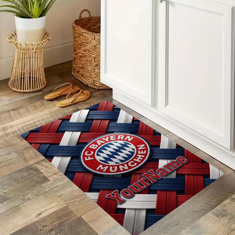 Fc Bayern Mnchen Customize Your Name Kitchen Rug Runner Rug Laundry Mat Hallway Entryway The Best Gift Choice