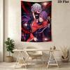 Dark Fantasy Warrior Tapestry Background Cloth Wallmounted Homestay Soft Decoration Tapestry Background Wall Hanging Cloth