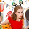Halloween Scary Eyeball Headband with Big Plush Shapes Exaggerated Decorative Hair Hoop Party Accessories