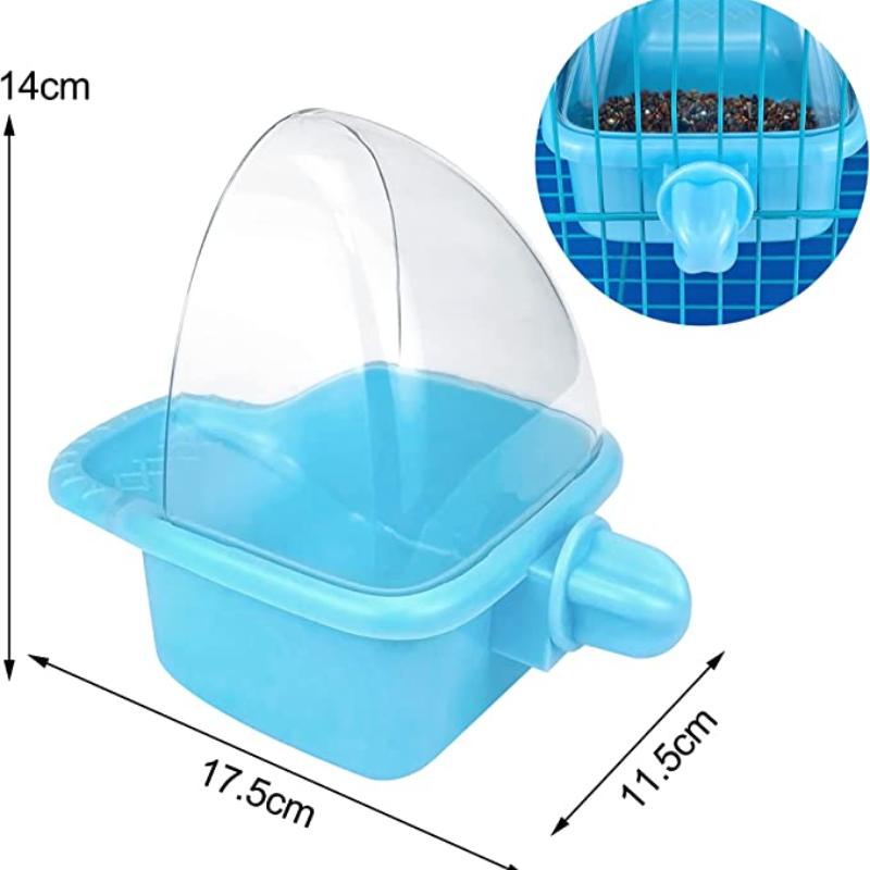 Коробка для ванны для птиц, клетка для попугаев, ванна, ванна для попугаев, кормушка для попугаев, кронштейн-поднос, аксессуары для клеток для ванны для птиц