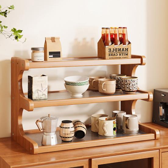 Стойка для хранения Подставка для демонстрации чашек Высокая несущая способность Прозрачный дизайн Многоярусная полка для хранения Настольный органайзер