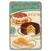 Vintage Candy Chocolate Metal Plates Cream Milk Chocolate Poster Metal Plaque Tin Sign For Kitchen Cafe Dining Room Wall Decor